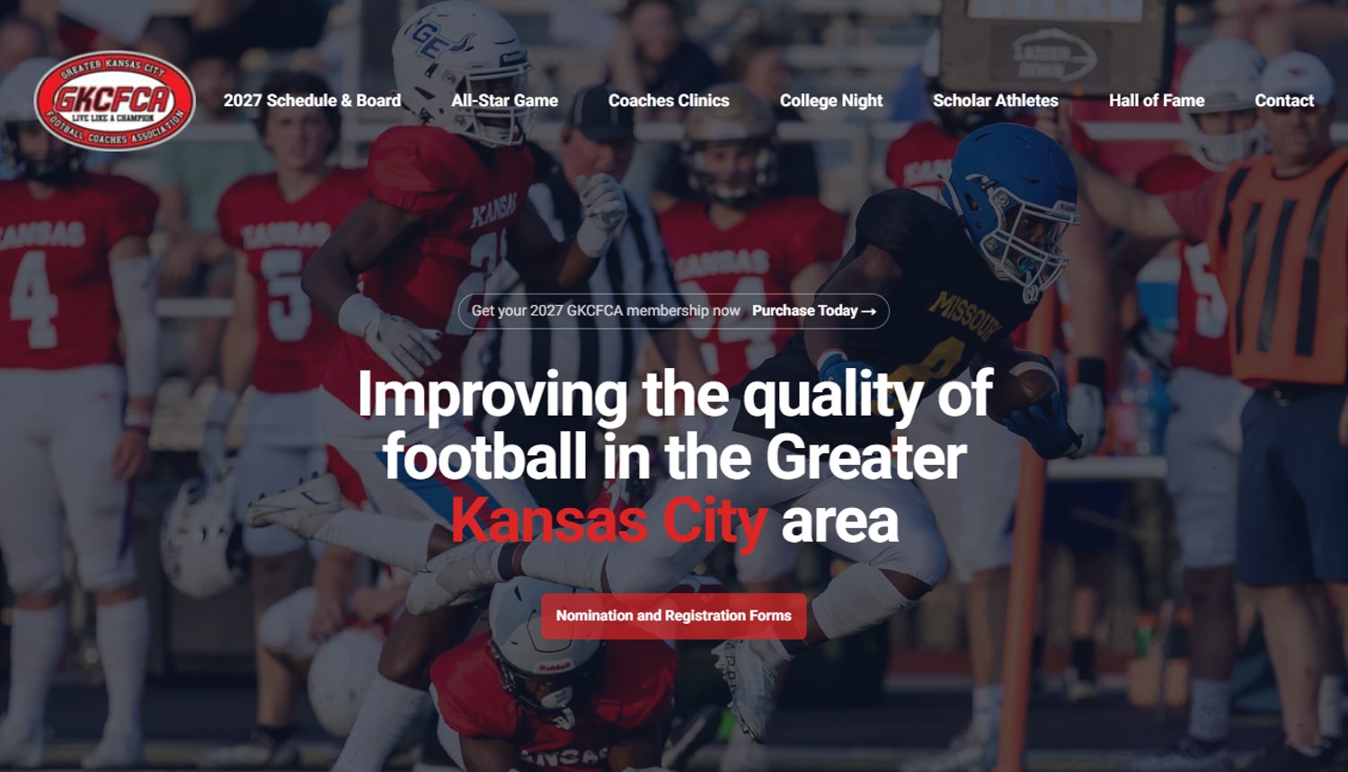 Greater Kansas City Football Coaches Association website