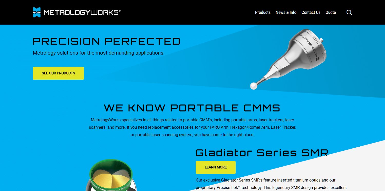 MetrologyWorks website