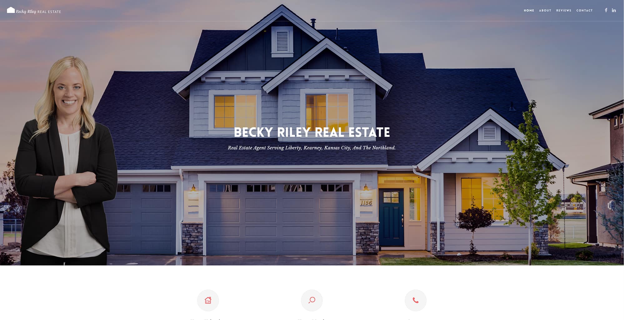 Becky Riley Real Estate website