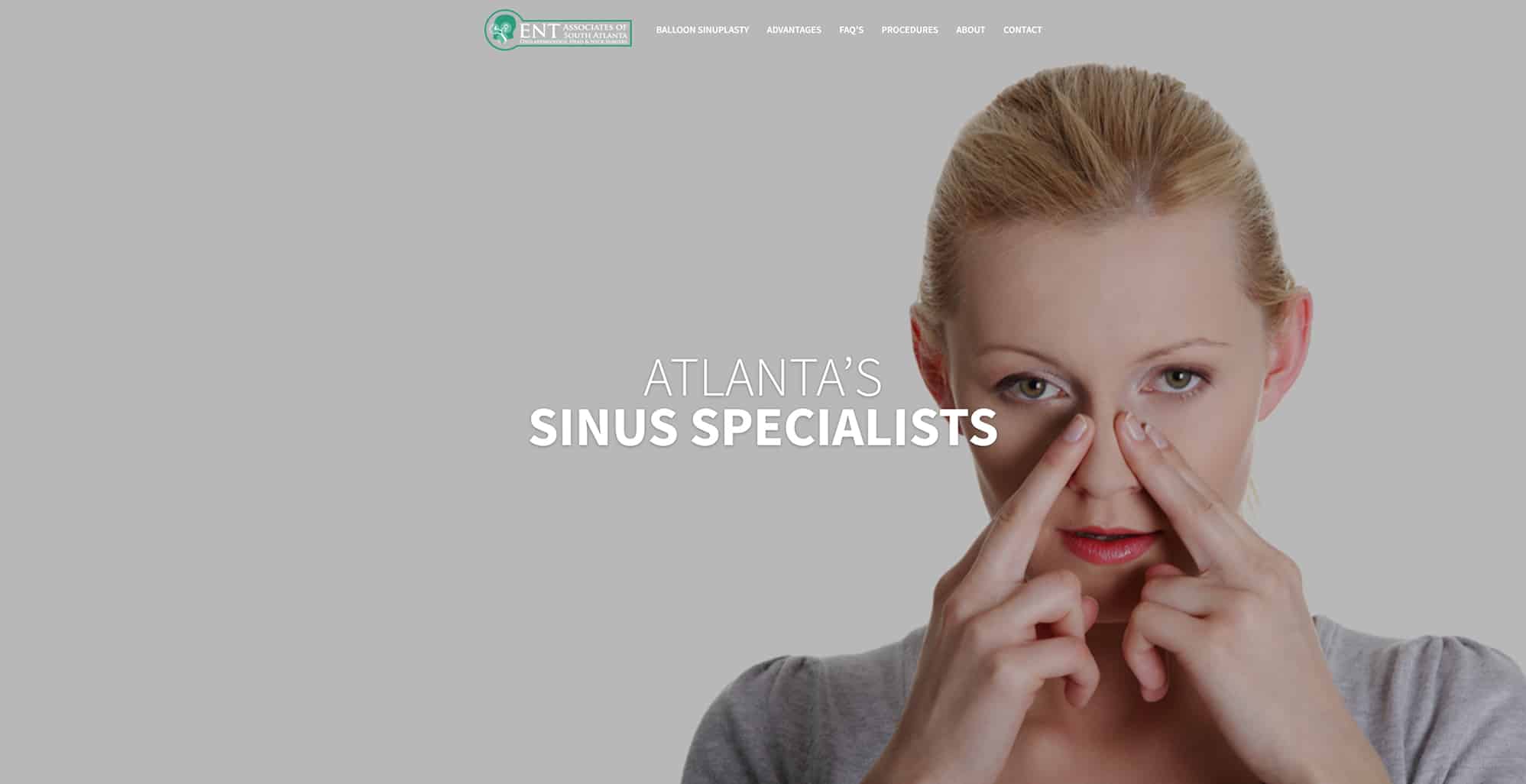 ENT Associates of South Atlanta website