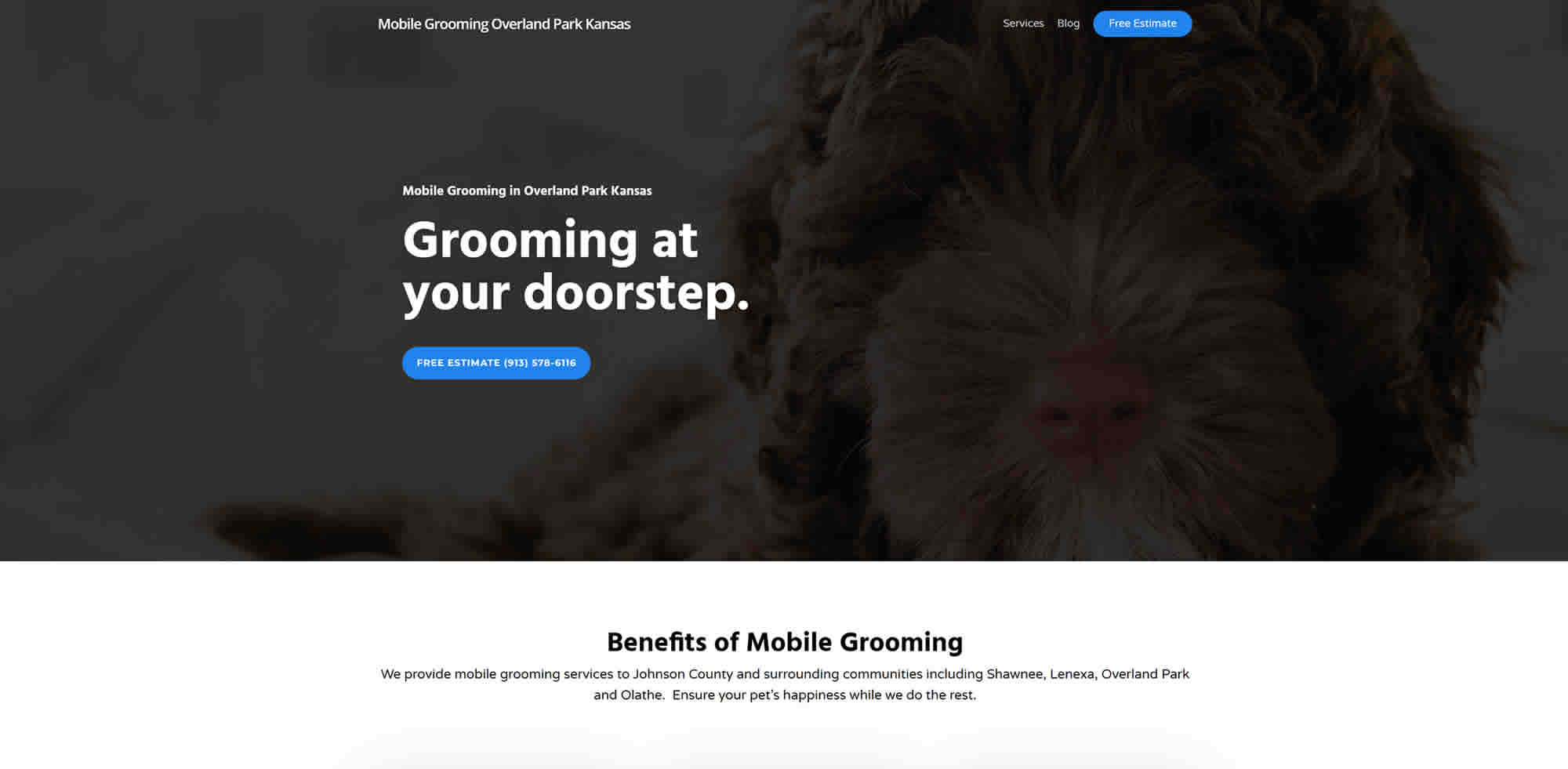 OP Mobile Grooming website