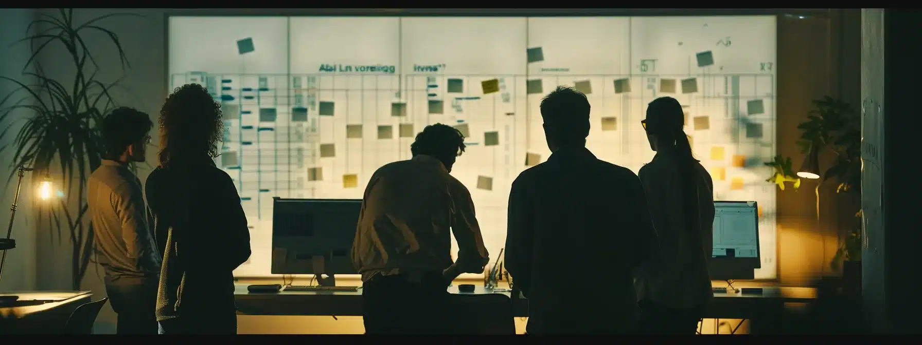 a team of developers gathered around a whiteboard, mapping out clear objectives and responsibilities with precision and focus. a team of developers gathered around a whiteboard, mapping out clear objectives and responsibilities with precision and focus.