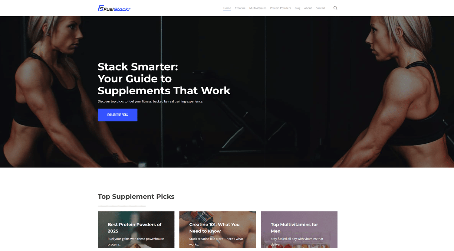 FuelStackr website