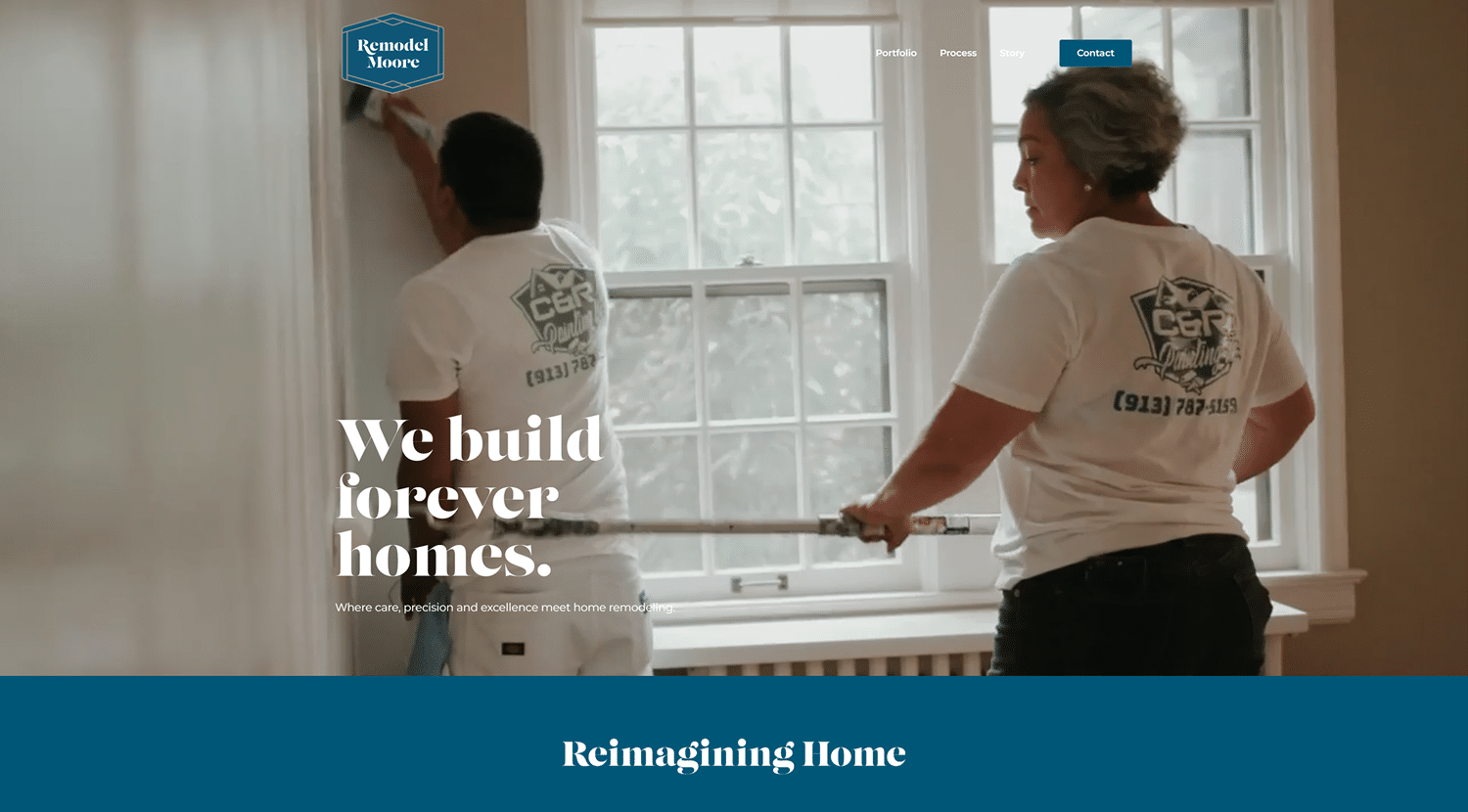 Remodel Moore website