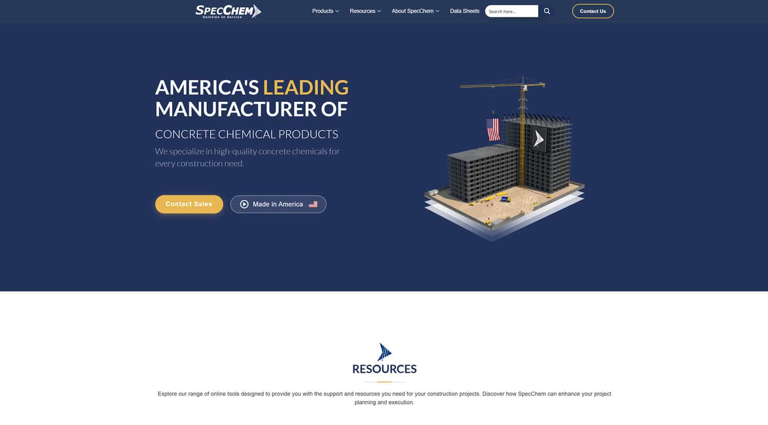 SpecChem website